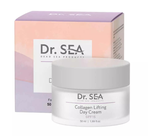Dr Sea COLLAGEN დღის ნაოჭის კრემი ყველა ტიპის კანის 50მლ
