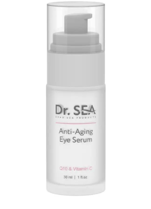Dr Sea ANTI-AGING EYE SERUM Q10 & VITAMIN C თვალის ნაოჭის შრატი 30მლ