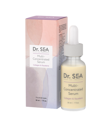 Dr Sea COLLAGEN & SQUALАNE სახის შრატი ყველა ტიპის კანის 30მლ