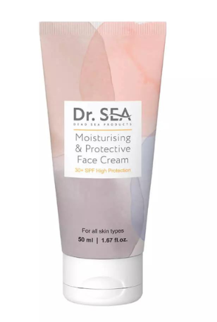 Dr Sea  დამატენიანებელი და მზისგან დამცავი SPF30+ - 50მლ