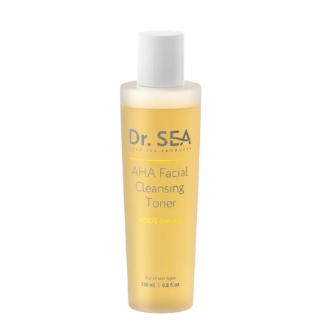 Dr Sea AHA ACIDS სახის გამწმენდი ლოსიონი 200მლ