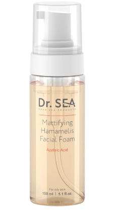 Dr Sea MATTIFYING HAMAMELIS FOAM სახის გამწმენდი ქაფი 150მლ
