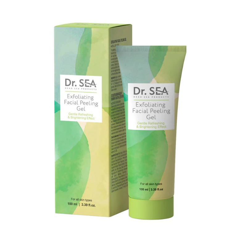 Dr Sea EXFOLIATING სახის გამწმენდი პილინგ-გელი 100მლ