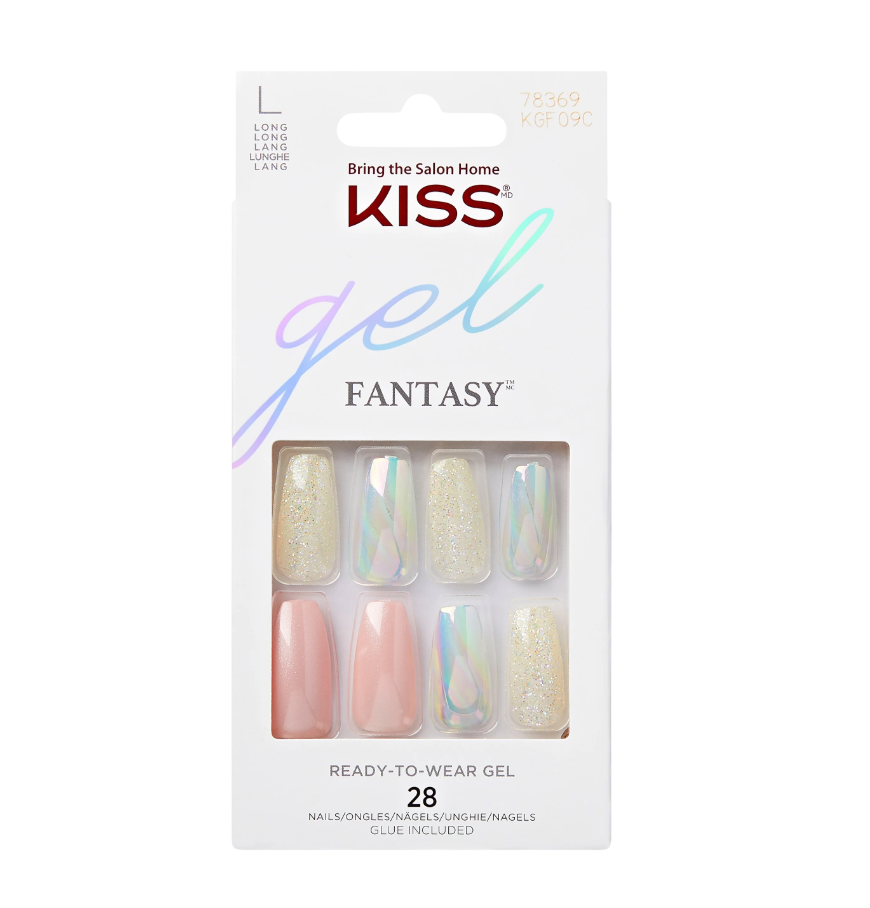 KISS GLAM FANTASY 3D ფრჩხილები ხელოვნური