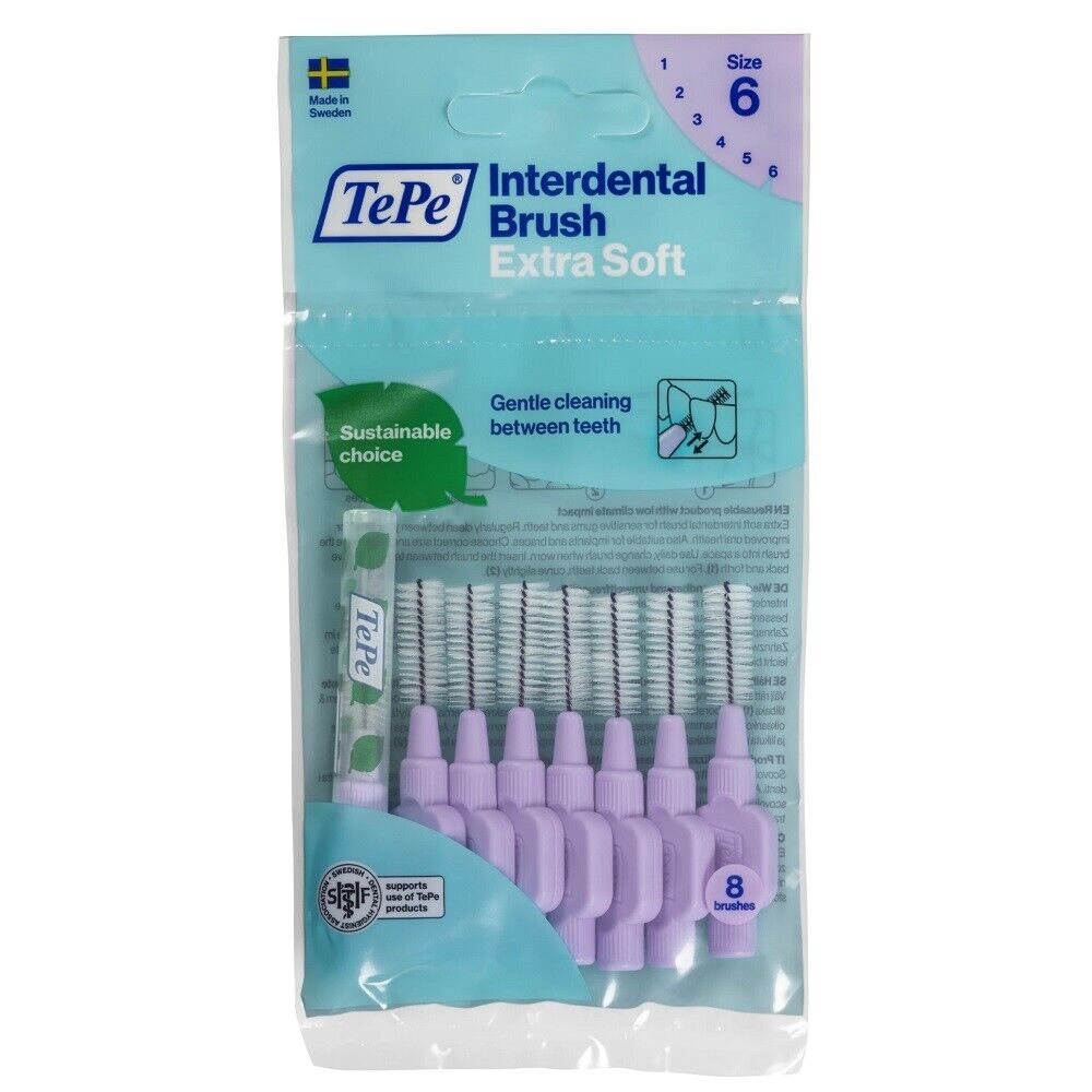 TEPE EXTRA SOFT კბილთაშორის ჯაგრისი 1.1მმ იისფერი