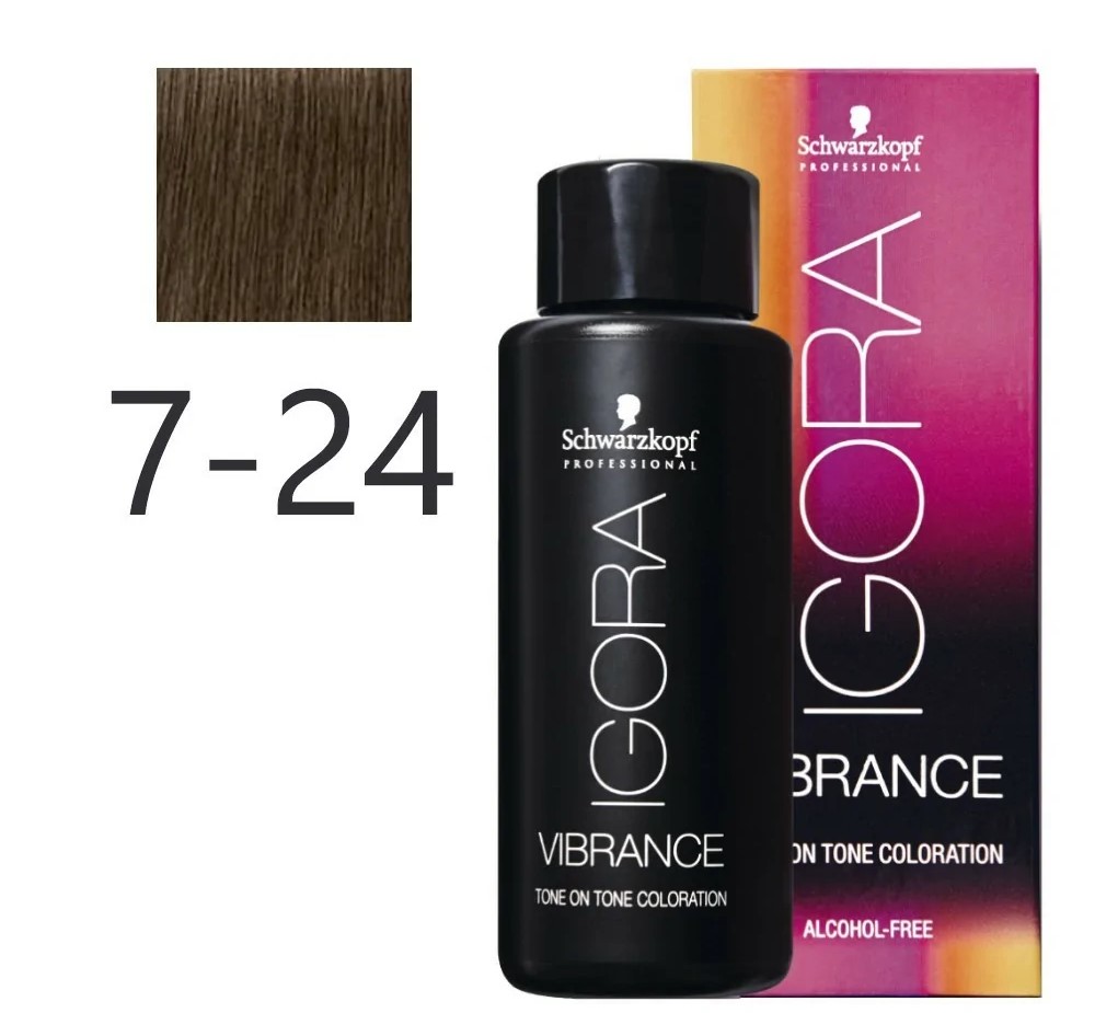 Igora Vibrance თმის უამიაკო საღებავი  7-24