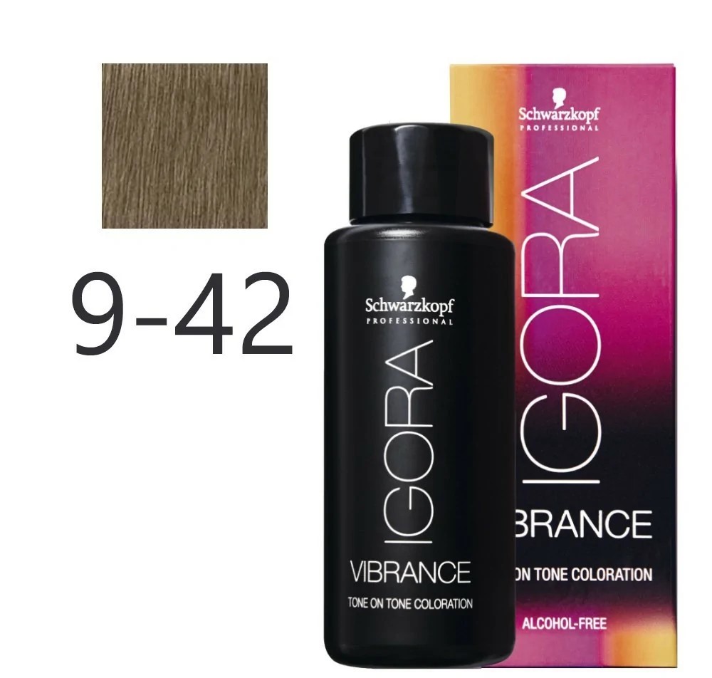 Igora Vibrance თმის უამიაკო საღებავი  9-42