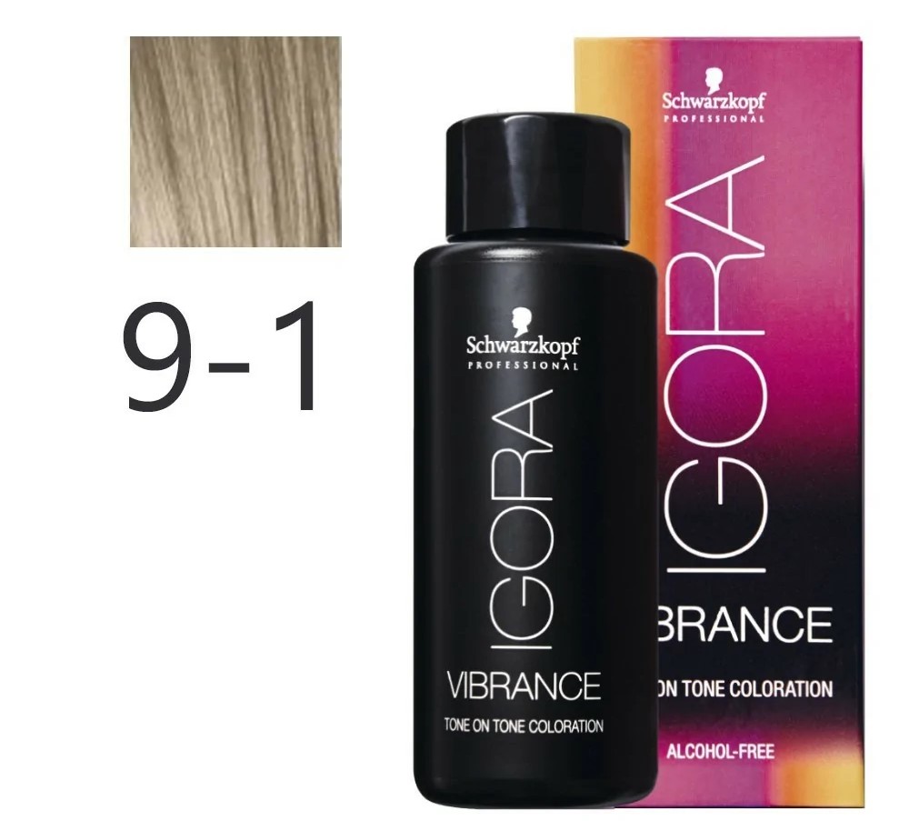 Igora Vibrance თმის უამიაკო საღებავი  9-1