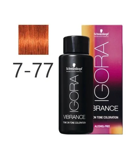 Igora Vibrance თმის უამიაკო საღებავი  7-77