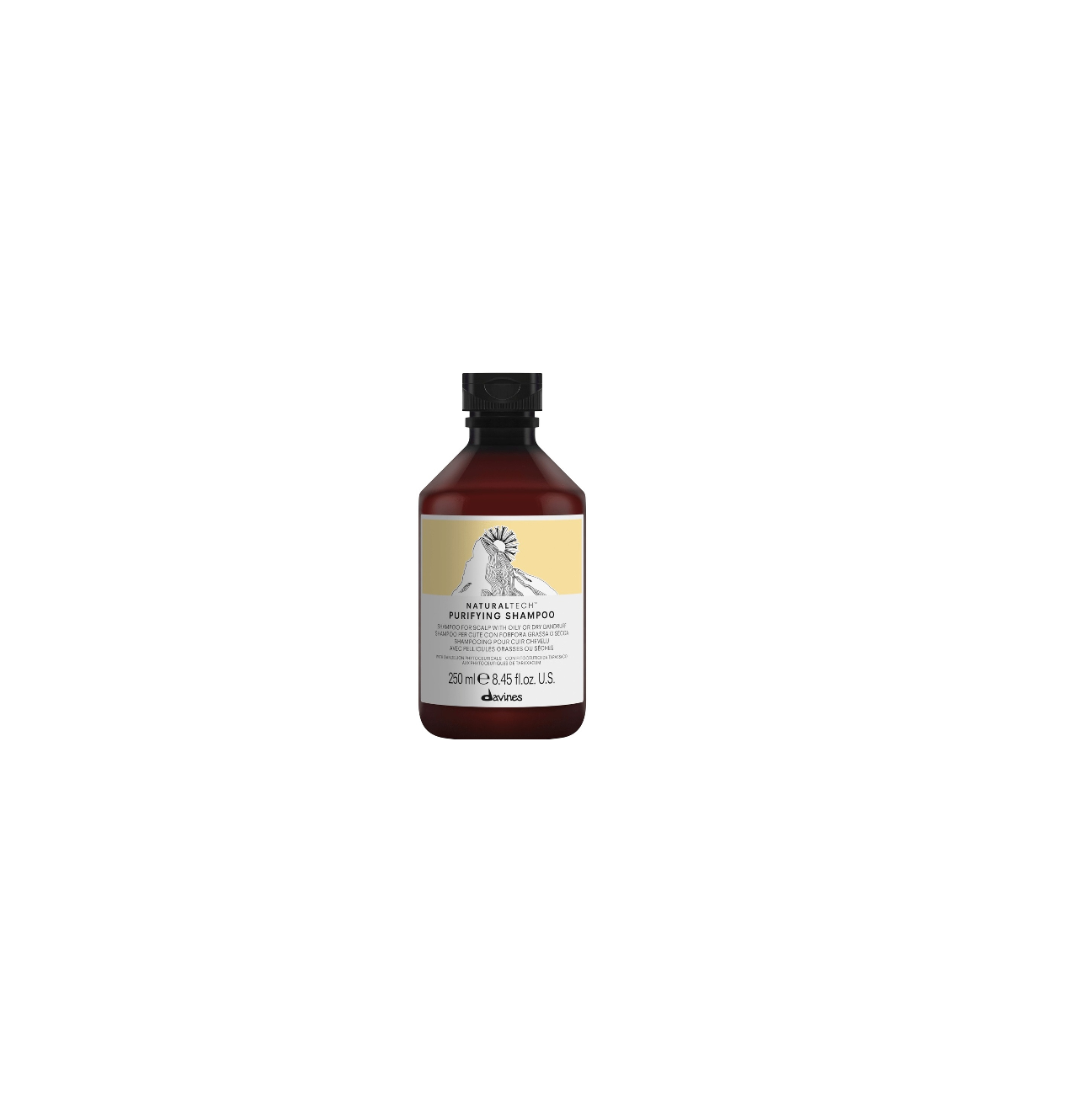 DAVINES NATURAL TECH შამპუნი ქერტლის საწინააღმდეგო 250მლ 