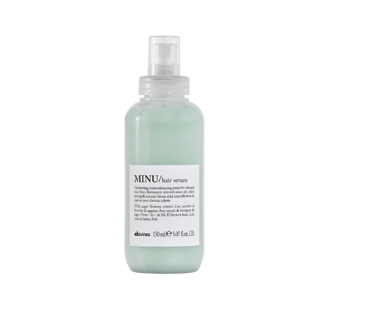DAVINES MINU შრატი შეღებილი თმის მკვებავი 150მლ 