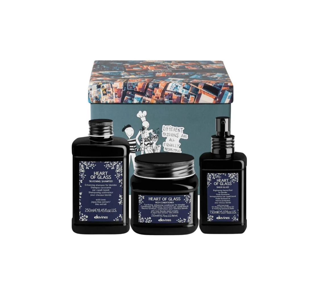 DAVINES  HEART OF GLASS სასაჩუქრე ნაკრები 