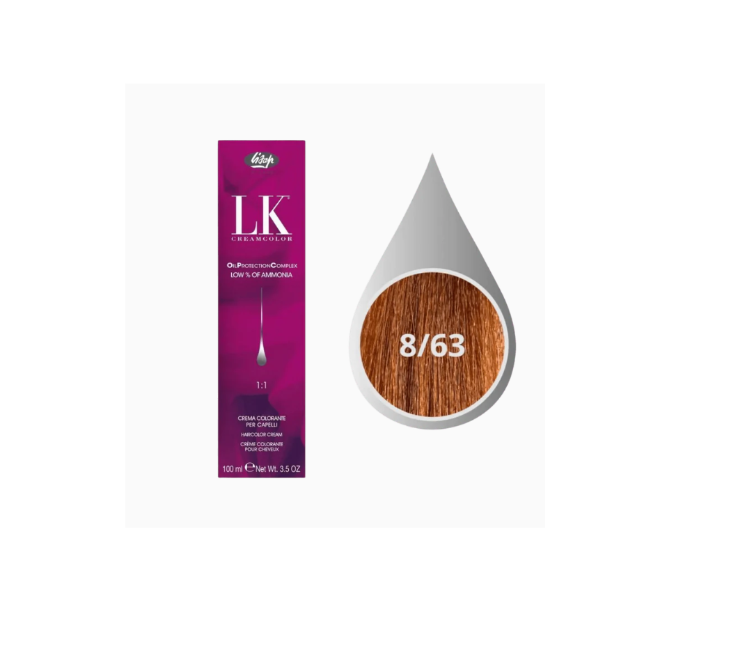 LK თმის საღებავი 8.63