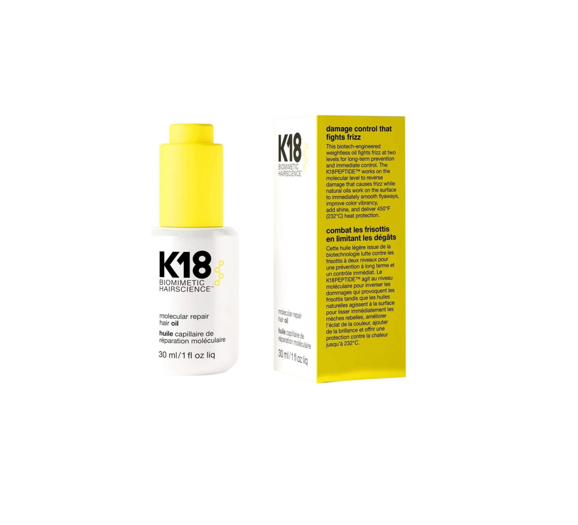  K18 Molecular Repair Hair Oil ზეთი თმის 30მლ