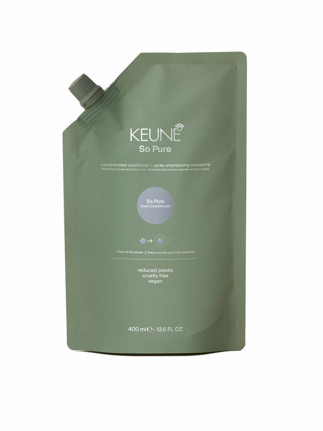 Keune SO PURE ქერა თმის კონდიციონერი 400მლ