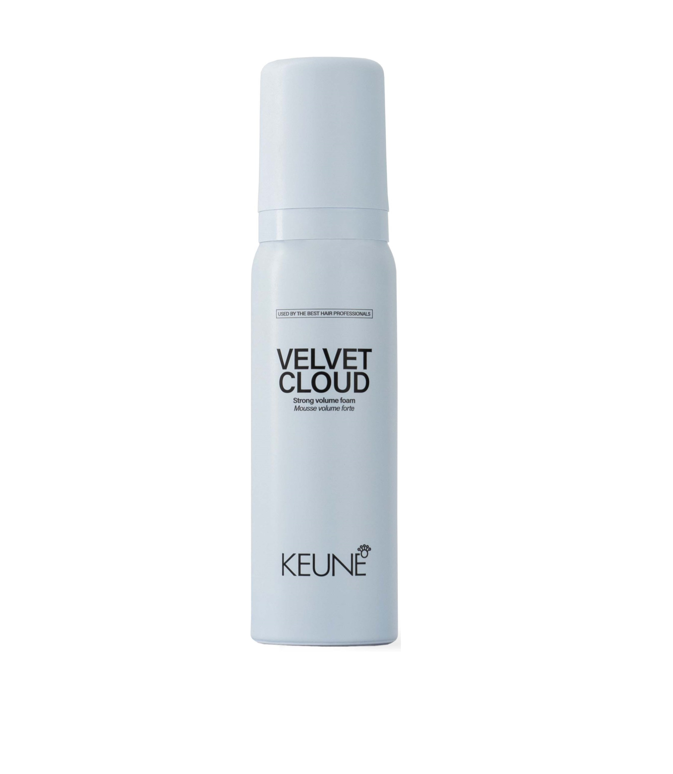 Keune VELVET CLOUD ძლიერი ფიქსაციის მოცულობის მუსი 75მლ