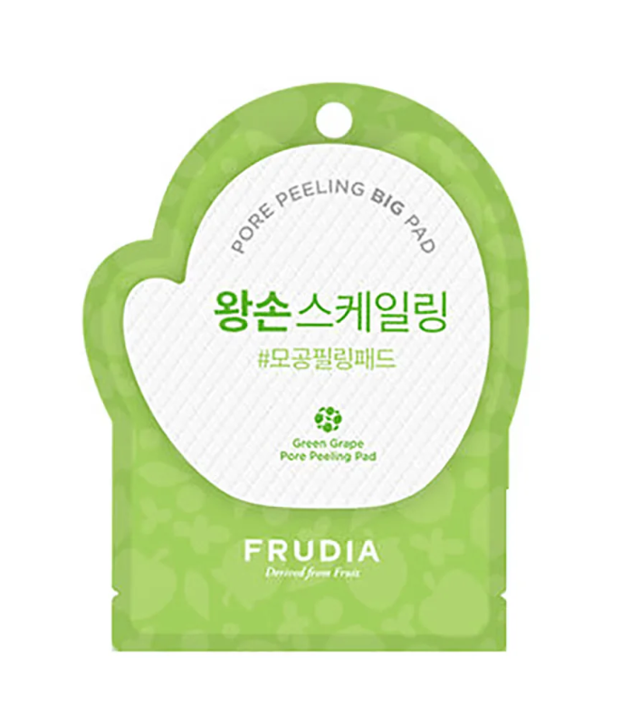 FRUDIA GREENGRAPE PORE PEELING PAD სახის პილინგის ღრუბელი