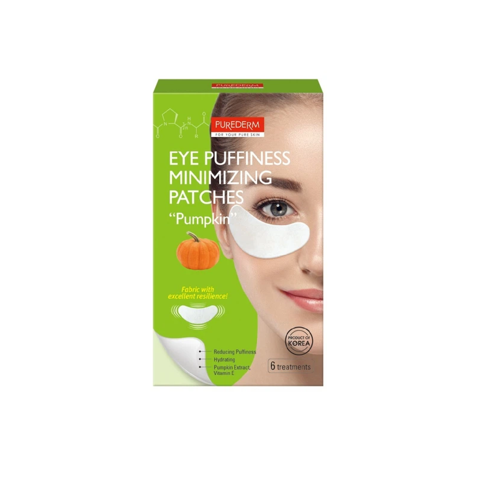 Purederm თვალის ნიღაბი გოგრა 6ც 