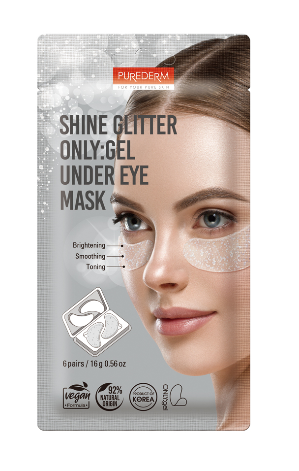 Purederm Shine - თვალის ქვეშ ნიღაბი 12 პატჩით