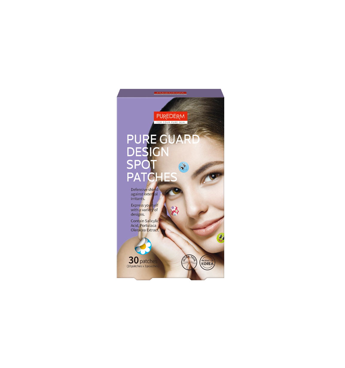 Purederm  აკნეს სტიკერები 30ც