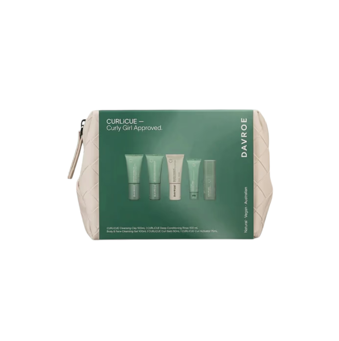 DAVROE TRAVEL PACK ნაკრები ხვეული თმის