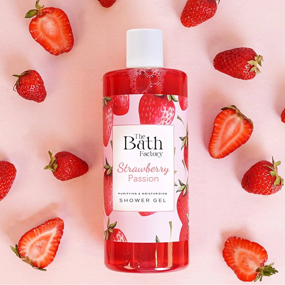 THE BATH FACTORY STRAWBERRY დუშგელი 400მლ. 