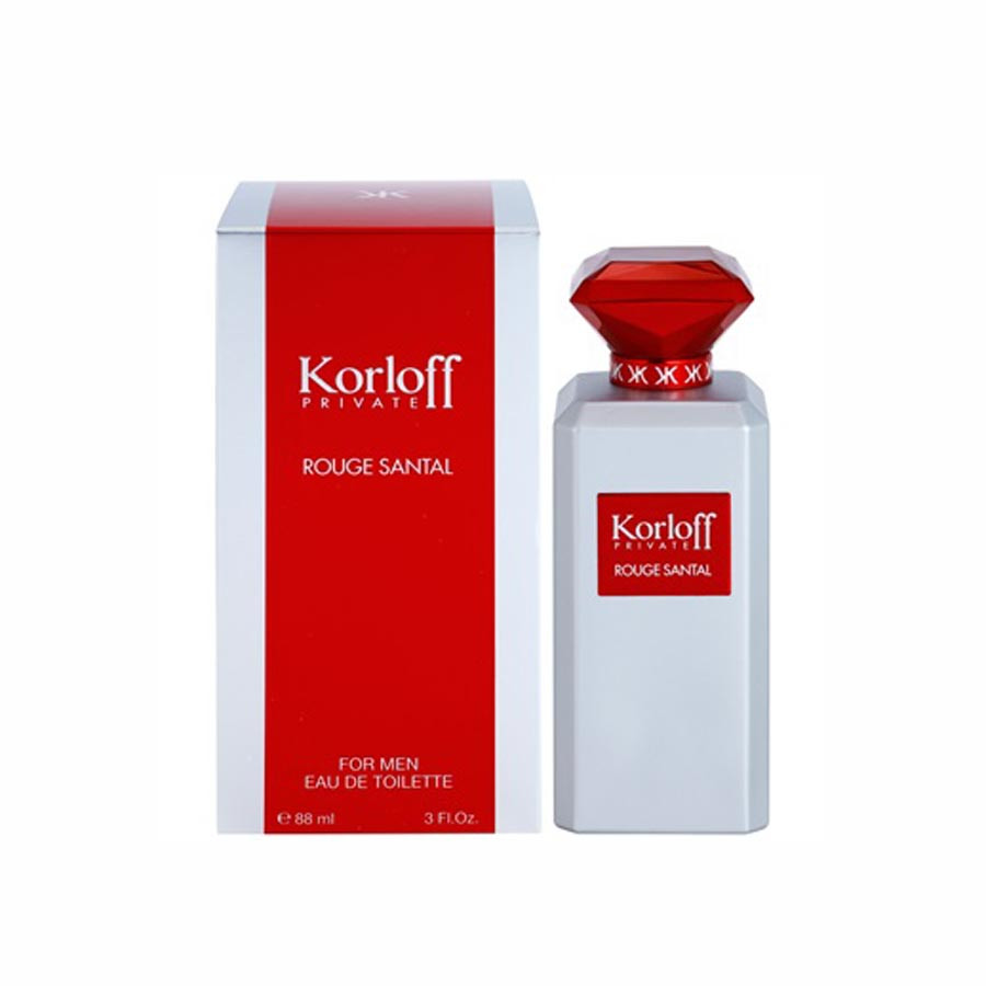KORLOFF PARIS PRIVATE ROUGE SANTAL 88 ML EDT