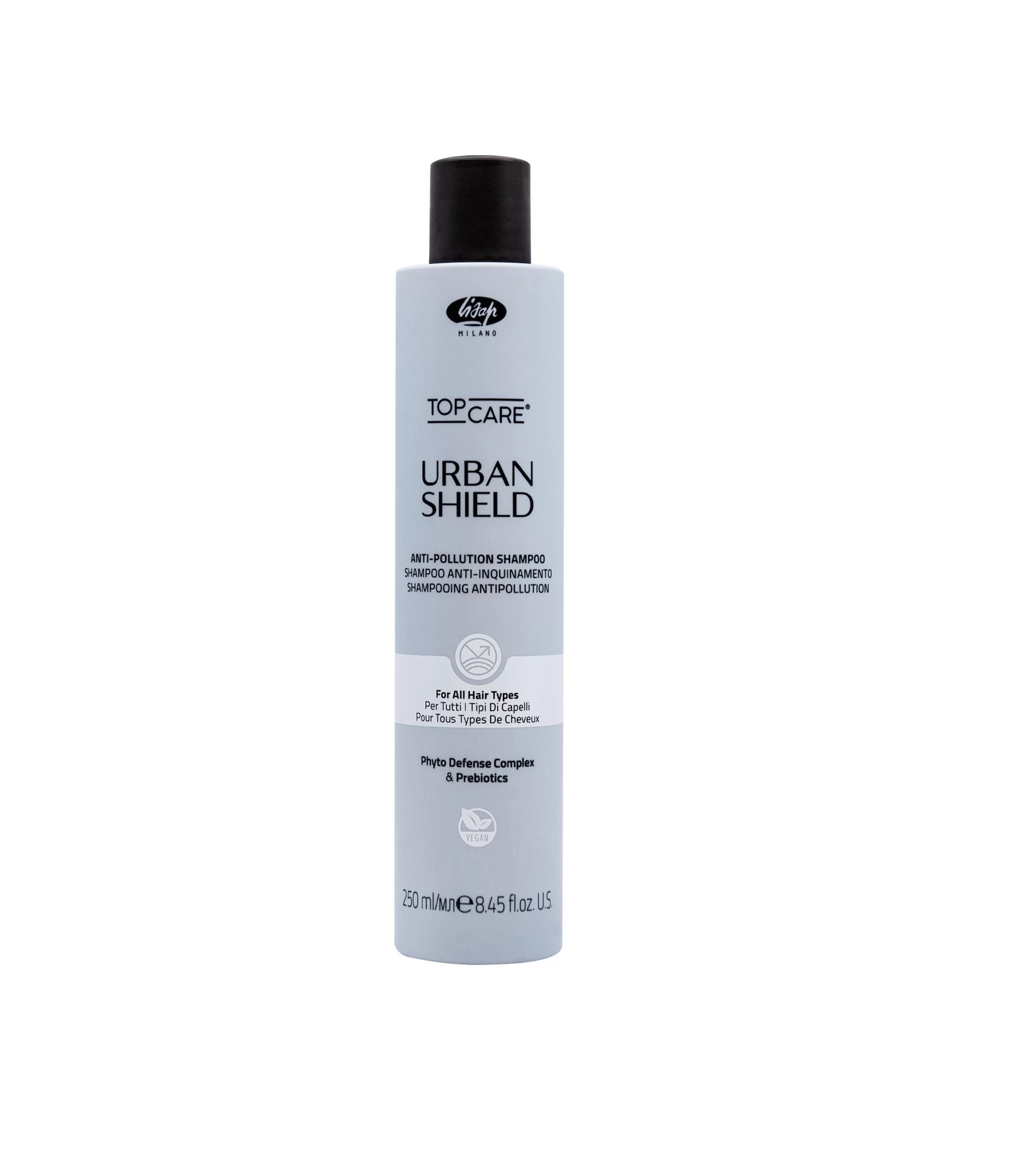 LISAP URBAN SHIELD თმის დამატენიანებელი შამპუნი 250 მლ