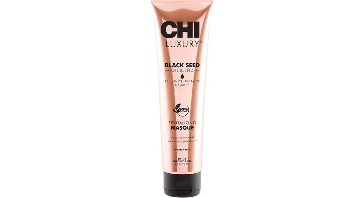 CHI LUXURY აღმდგენი ნიღაბი შავი კვლიავის ზეთით 148მლ