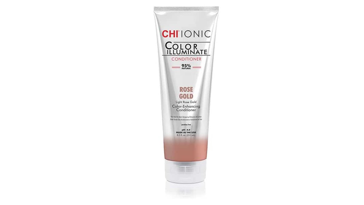 CHI IONOC Color Illuminate ტონირებადი კონდიციონერი ვარდისფერი ოქრო 251მლ