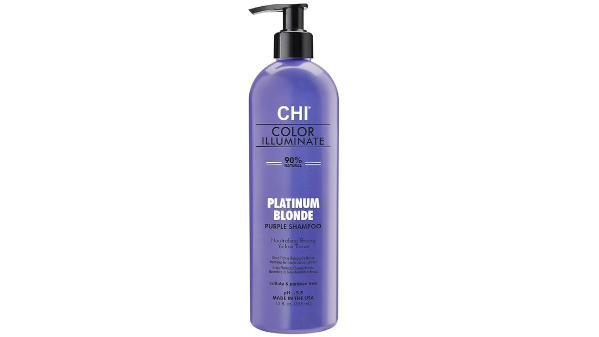 CHI IONOC Color Illuminate თმის ტონირების შამპუნი პლატინისფერი ქერა 355მლ