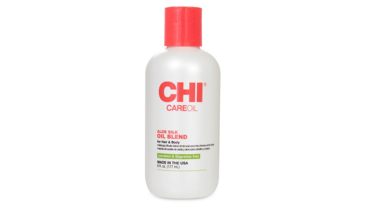 CHI CAREOIL მულტიფუნქციური ზეთი თმისა და სხეულისთვის ალოეს ექსტრაქტითა და აბრეშუმის პროტეინებით 59მლ
